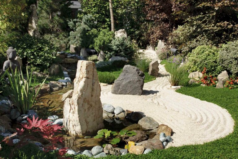 Aménagement d'un jardin japonais et zen