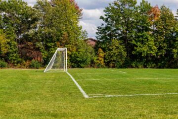 Un terrain de football pour un jardin